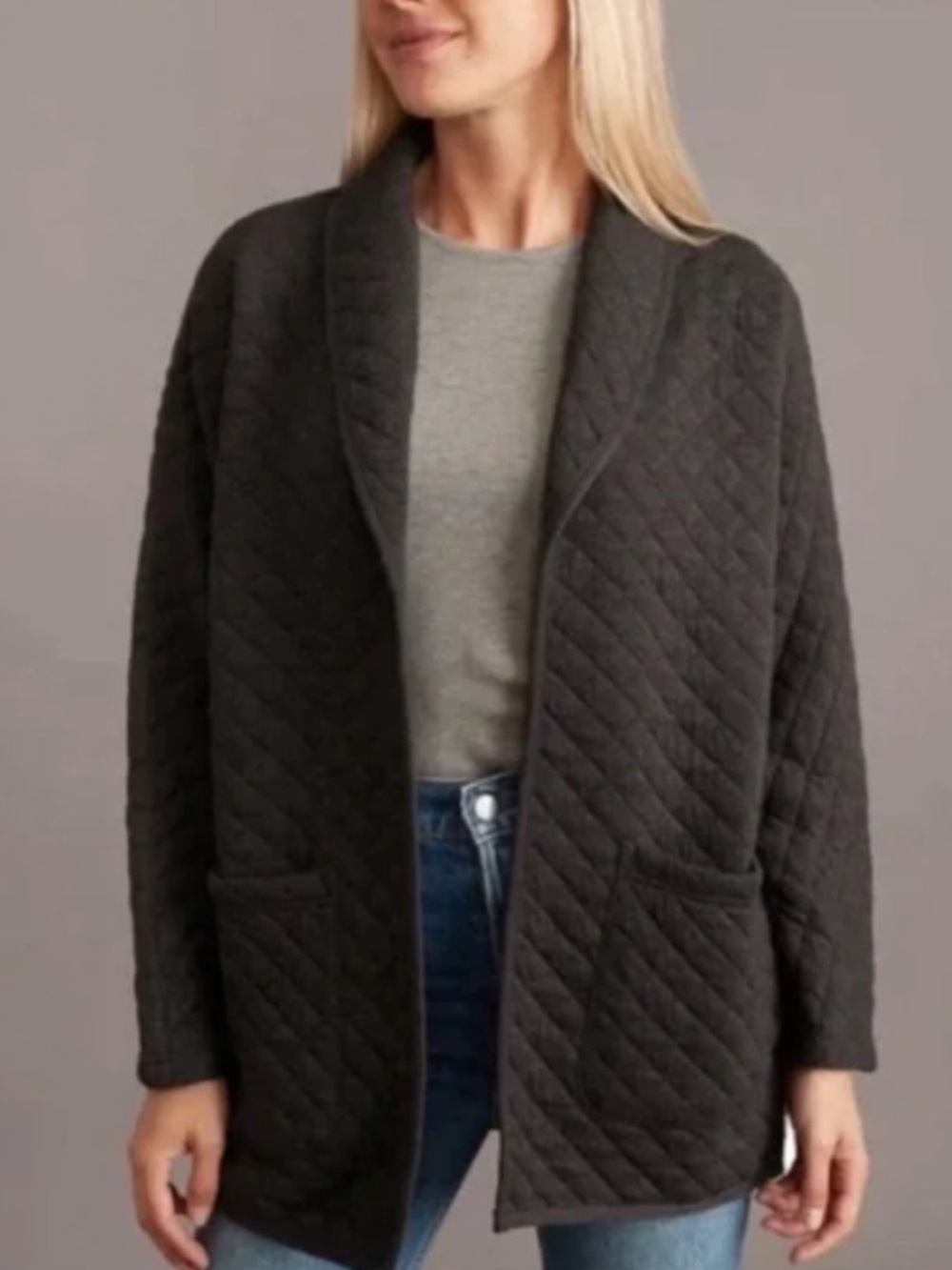 Marine Layer Corbet Quilted Coat Cardigan
